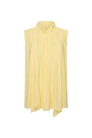Mi-Piace Travel Blouse Bow Lemon Yellow 202830