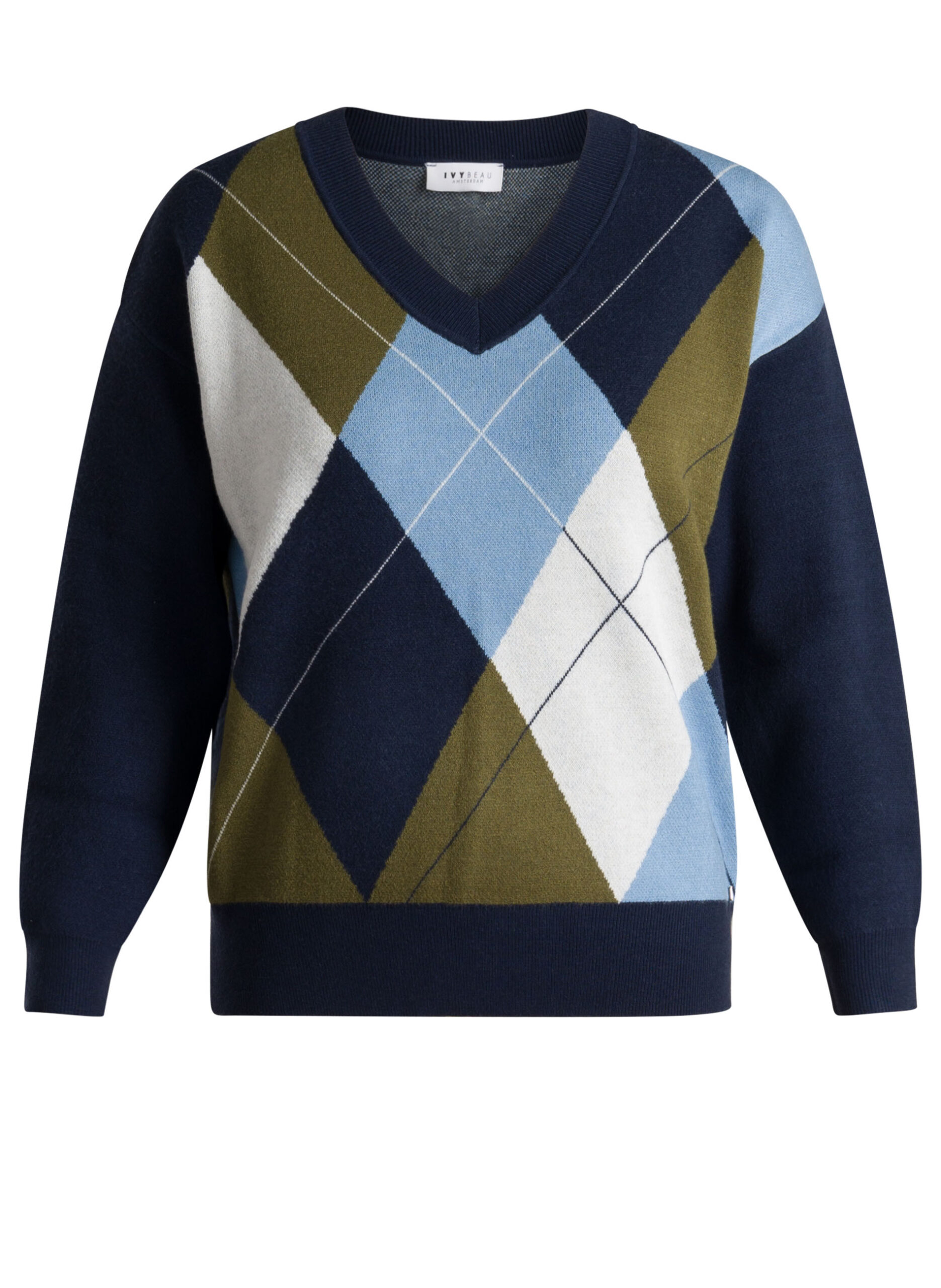 Ivy Beau Trui Heidi Blauw/Multi collor - Afbeelding 2