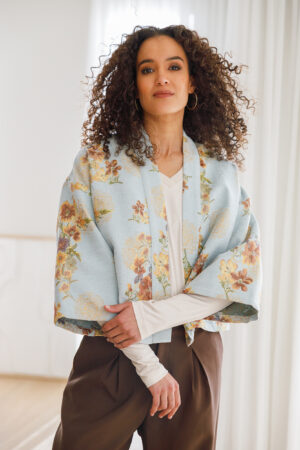 Ivy Beau vest Kelsy Winter sky
