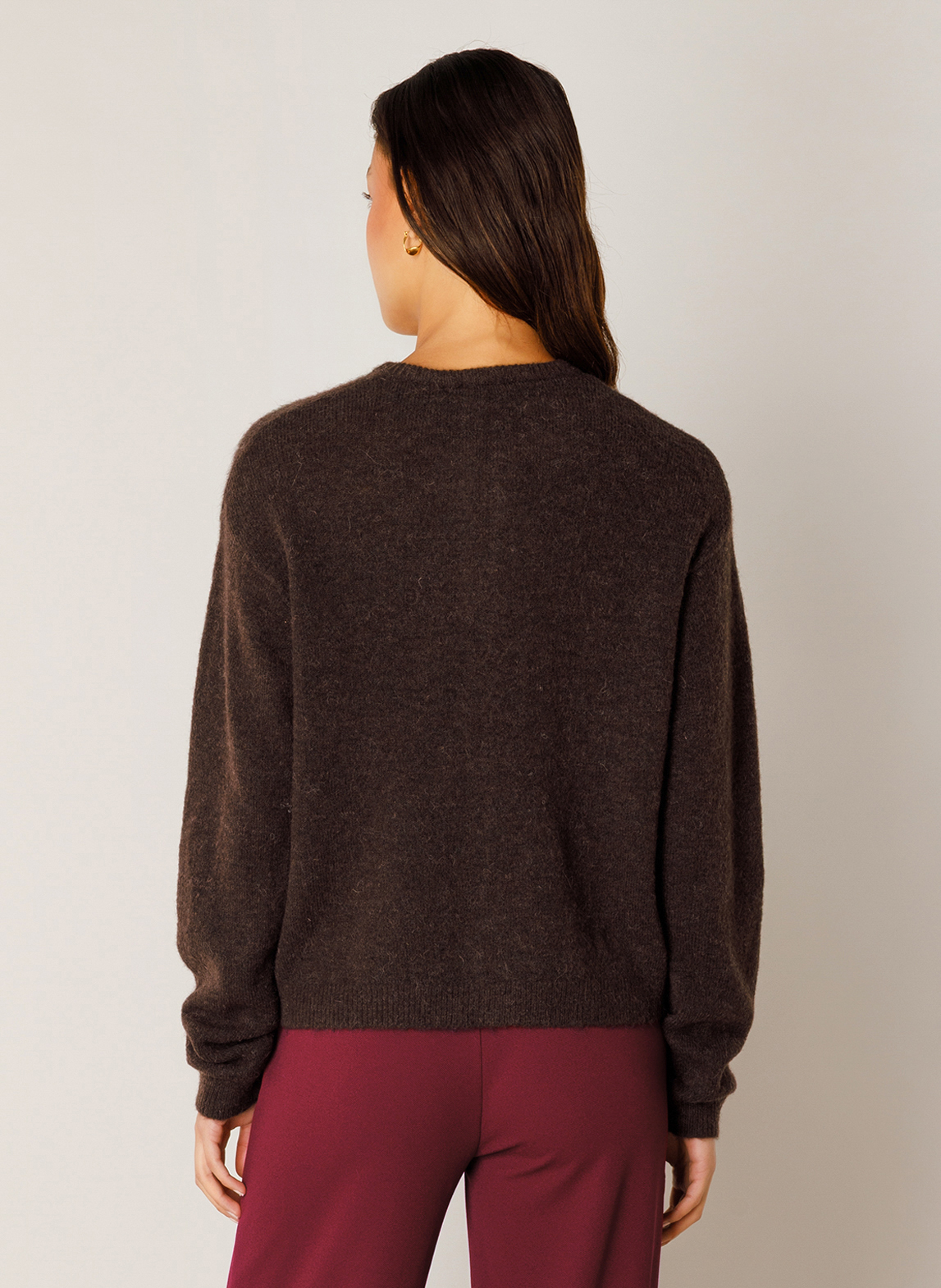 Base level Yuli vest donker bruin - Afbeelding 4